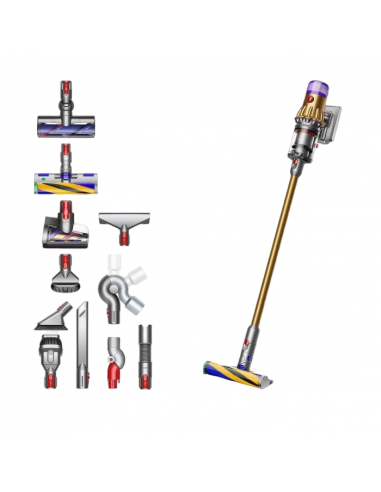 Aspirator Vertical Dyson V12 Detect Slim Absolute Plus, Argintiu