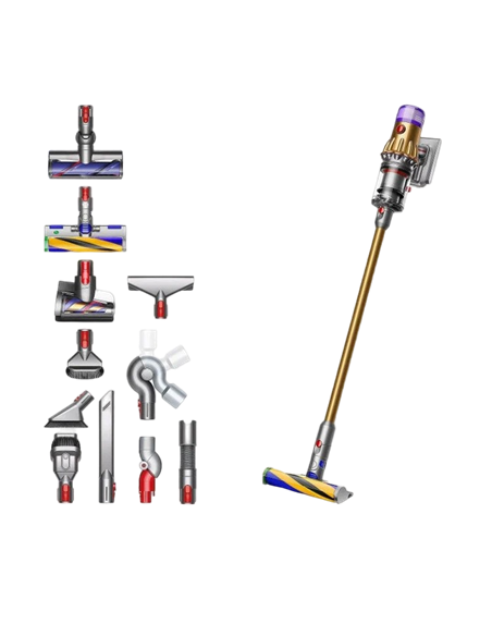 Вертикальный Пылесос Dyson V12 Detect Slim Absolute Plus, Серебристый Вертикальный Пылесос Dyson V12 Detect Slim Absolute Plus, Серебристый