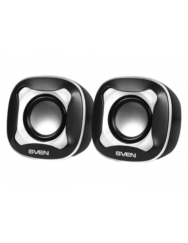 Boxe pentru calculator 2.0 SVEN "170", Negru/Alb