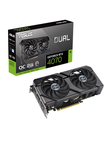 Placă Video ASUS DUAL-RTX4070-O12G-EVO, 12GB GDDR6X 192bit (DUAL-RTX4070-O12G-EVO)