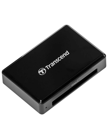 Cititor de carduri Transcend TS-RDF2, micro-USB, USB Type-A, Negru