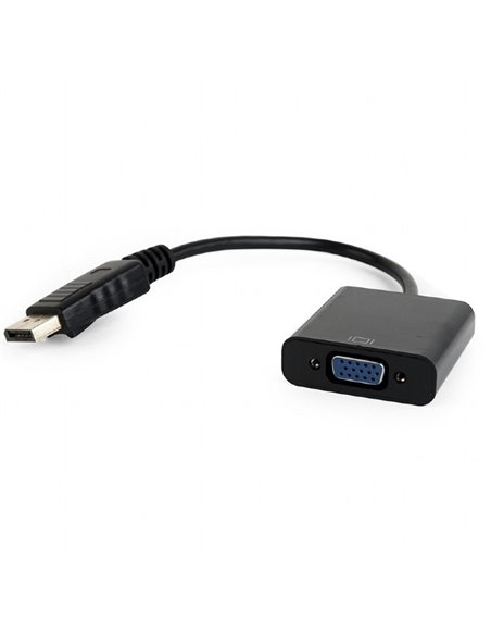 Adaptor Video Cablexpert AB-DPM-VGAF-02, DisplayPort (M) - VGA D-Sub, 0,15m, Negru