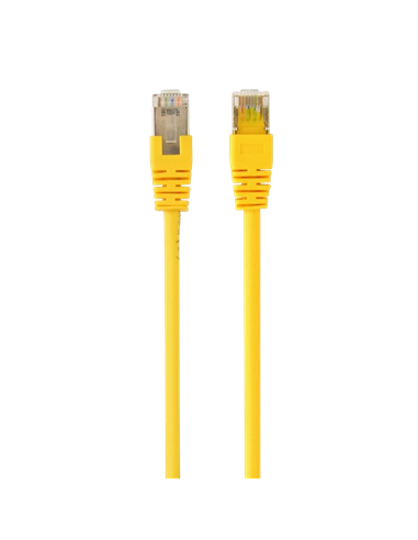 Patch cord Cablexpert PP22-1M/Y, Cat5e FTP, 1m, Galben