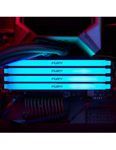 Оперативная память Kingston FURY Beast RGB, DDR4 SDRAM, 2666 МГц, 8Гб, KF426C16BB2A/8 2