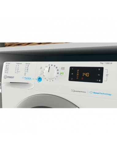 Стиральная машина Indesit BWSE 71295X WSV, 7кг, Белый