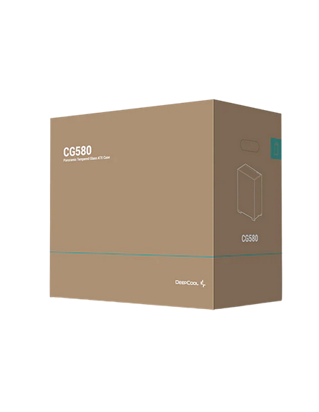 Carcasă PC Deepcool CG580, Midi-Tower, Fără PSU, Negru