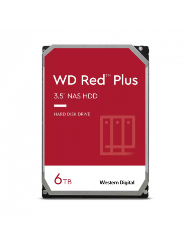 Unitate HDD Western Digital WD Red Plus, 3.5", 6 TB WD60EFPX