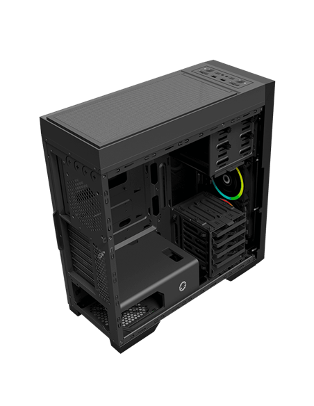 Компьютерный корпус Gamemax Titan Silent, Full-Tower, Без блока питания, Чёрный