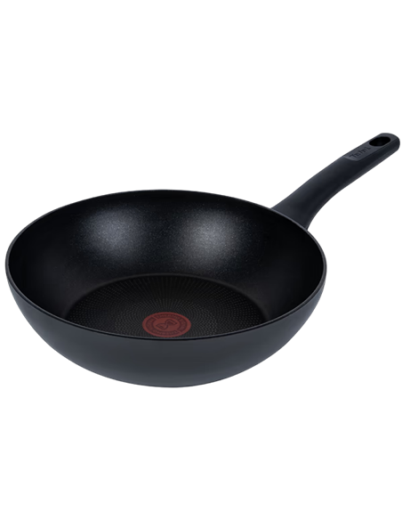 Tigaie WOK Tefal G2841973, 3,67L, 28cm, Negru