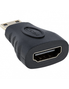Видеоадаптер APC Electronic APC-101302, mini HDMI (M) - HDMI (F), Чёрный