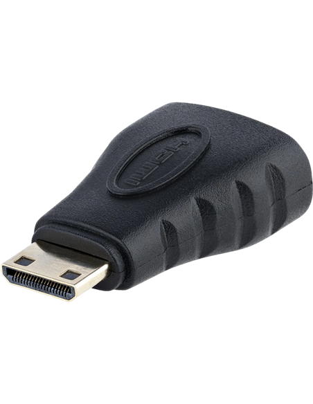 Видеоадаптер APC Electronic APC-101302, mini HDMI (M) - HDMI (F), Чёрный