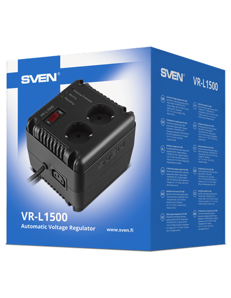 Stabilizator de Tensiune SVEN VR-L1500, 1500VA