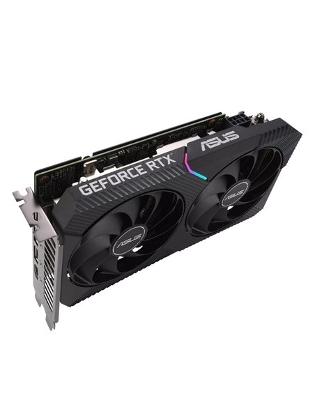 Видеокарта ASUS DUAL-RTX3060-O12G-V2, 12ГБ GDDR6 192бит