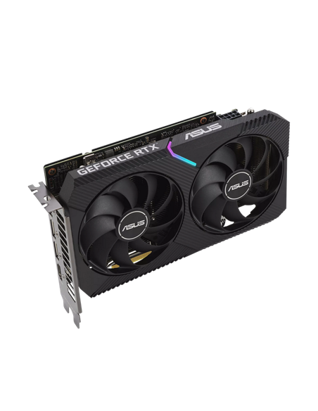 Видеокарта ASUS DUAL-RTX3060-O12G-V2, 12ГБ GDDR6 192бит