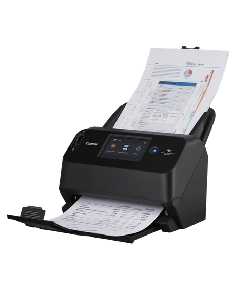 Scaner de documente cu alimentare automată Canon imageFORMULA DR-S130, A4, Negru