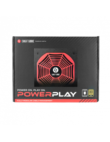 Блок питания для компьютеров Chieftec GPU-750FC, 750Вт, ATX, Полностью модульный