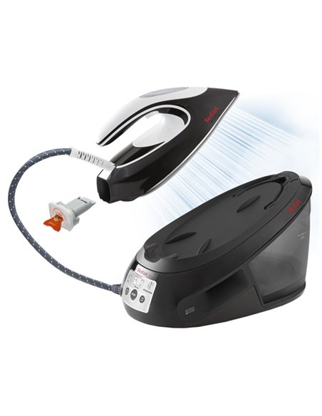 Утюг с парогенератором Tefal SV8055E0 , 2800Вт, Чёрный Утюг с парогенератором Tefal SV8055E0 , 2800Вт, Чёрный