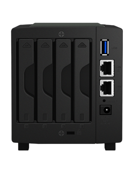 Stocare atașată la rețea SYNOLOGY DS419slim, Negru