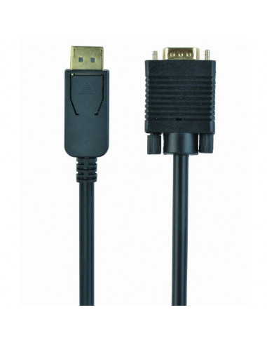 Cablu Video Cablexpert CCP-DPM-VGAM-5M, DisplayPort (M) - VGA D-Sub (M), 5m, Negru