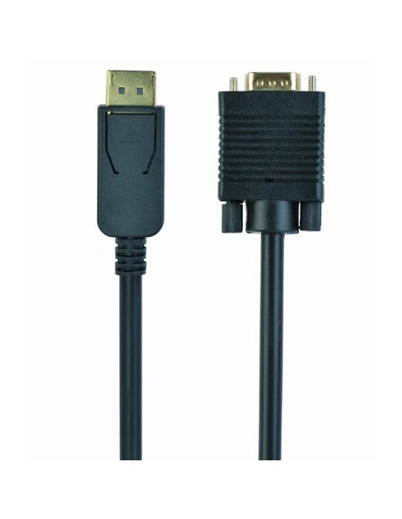 Видео кабель Cablexpert CCP-DPM-VGAM-5M, DisplayPort (M) - VGA D-Sub (M), 5м, Чёрный