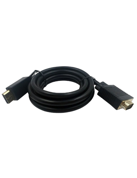 Видео кабель Cablexpert CCP-DPM-VGAM-5M, DisplayPort (M) - VGA D-Sub (M), 5м, Чёрный