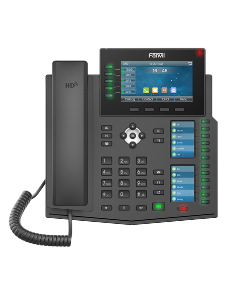 Telefon IP Fanvil X6U, Negru