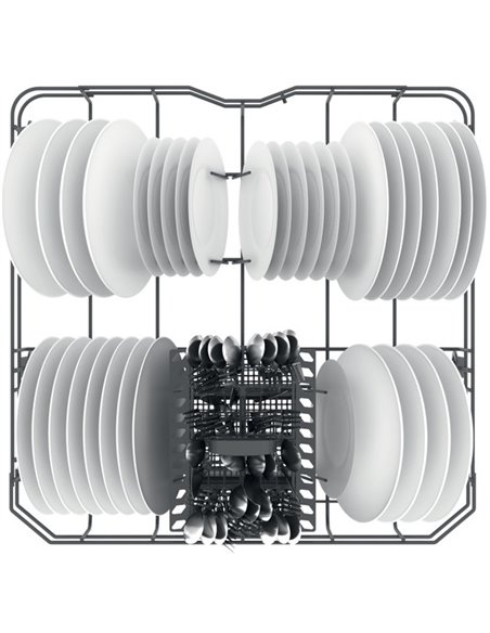 Посудомоечная машина Whirlpool WFE 2B19 X, Серебристый