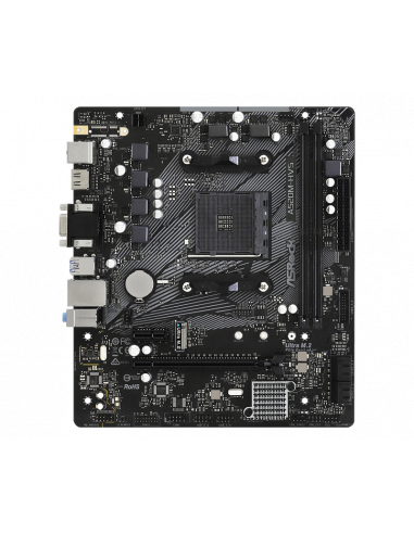 Материнская плата ASRock A520M-HVS, AM4, AMD A520, Micro-ATX