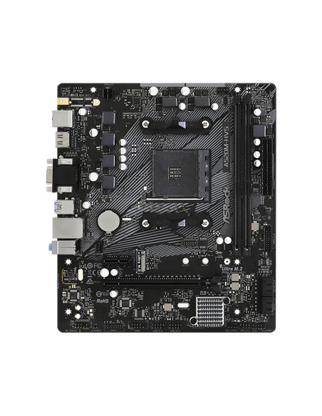 Материнская плата ASRock A520M-HVS, AM4, AMD A520, Micro-ATX