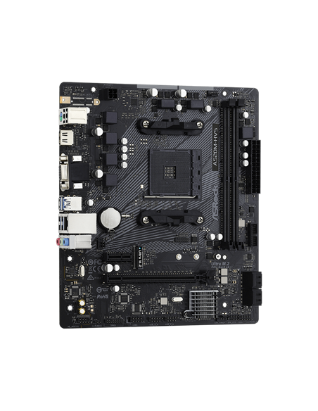 Материнская плата ASRock A520M-HVS, AM4, AMD A520, Micro-ATX