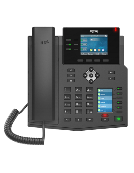 Telefon IP Fanvil X4U, Negru