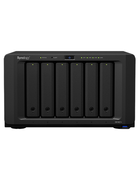 Сетевое хранилище SYNOLOGY DS1621+, Чёрный