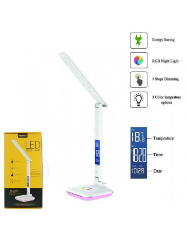 Lampa de birou Remax LED Touch Lamp, Alb