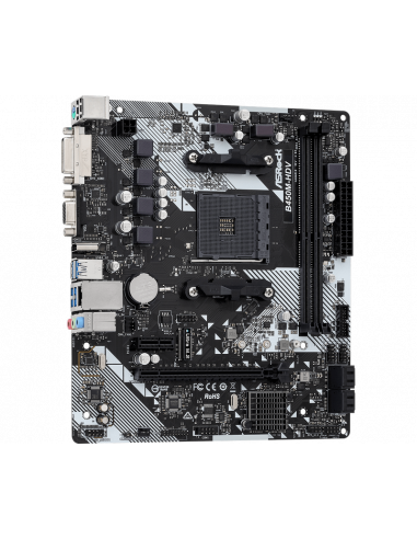 Материнская плата ASRock B450M-HDV R4.0, AM4, AMD B450, Micro-ATX
