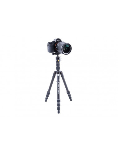 Tripied Foto-Video Vanguard VESTA TB 204ABS, Cap trepied de minge, Negru