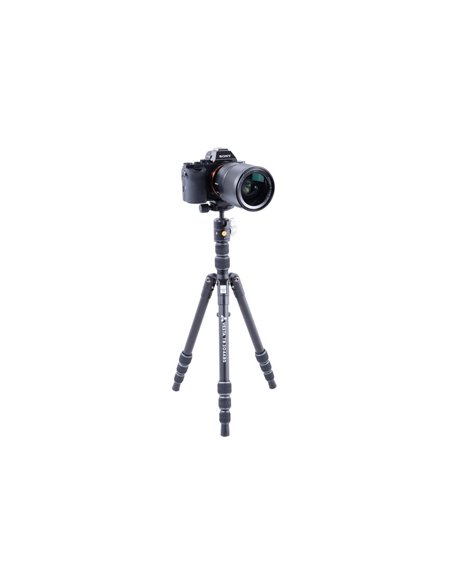 Tripied Foto-Video Vanguard VESTA TB 204ABS, Cap trepied de minge, Negru