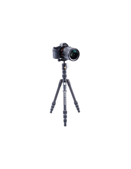 Tripied Foto-Video Vanguard VESTA TB 204ABS, Cap trepied de minge, Negru