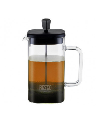 Cafetiera French Press RESTO 90503, 0,6L, Negru
