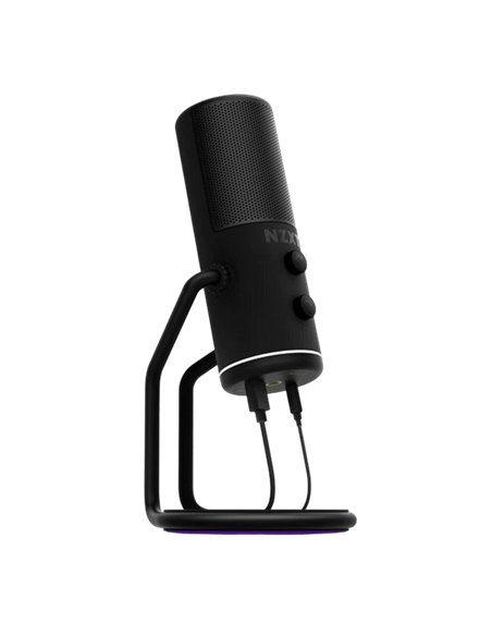 Игровой Микрофон NZXT Capsule, Проводной аналоговый, Чёрный