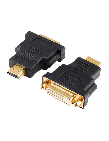 Adaptor Video Cablexpert A-HDMI-DVI-3, HDMI (M) - DVI-D (F), 0,1m, Negru