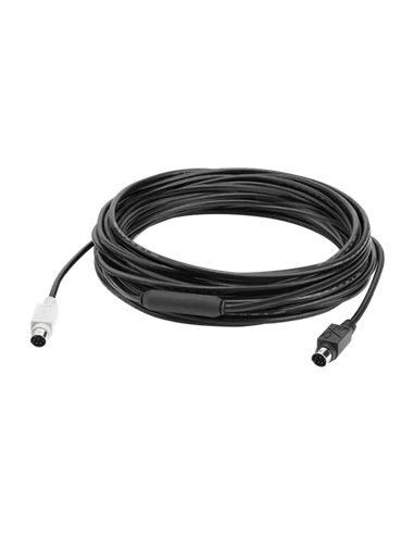 Аксессуары для веб-камер Logitech 10 m Extended Cable, Чёрный