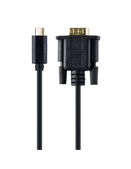 Cablu Video Cablexpert A-CM-VGAM-01, USB Type-C (M) - VGA (M), 0.15 m, Negru