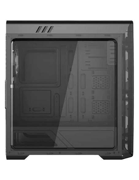 Carcasă PC Gamemax MoonLight FRGB, Midi-Tower, Fără PSU, Negru