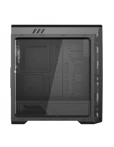 Carcasă PC Gamemax MoonLight FRGB, Midi-Tower, Fără PSU, Negru