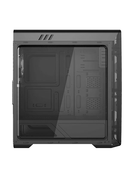 Carcasă PC Gamemax MoonLight FRGB, Midi-Tower, Fără PSU, Negru