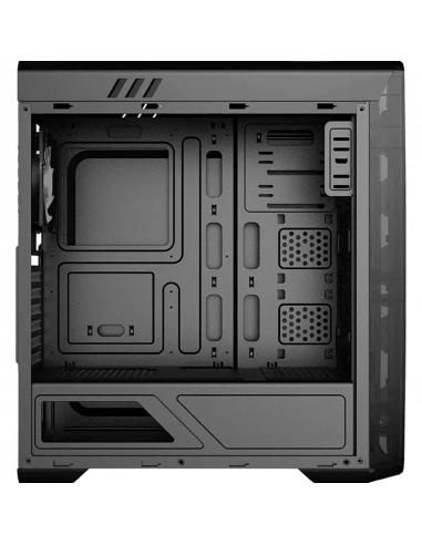 Carcasă PC Gamemax MoonLight FRGB, Midi-Tower, Fără PSU, Negru
