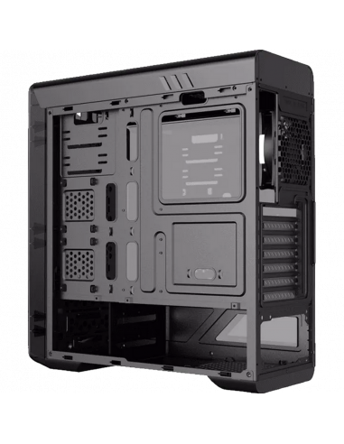 Carcasă PC Gamemax MoonLight FRGB, Midi-Tower, Fără PSU, Negru