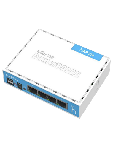 Router MikroTik hAP Lite, Alb