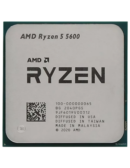 Procesor AMD Ryzen 5 5600, Fără grafică integrată, Wraith Stealth | Tray