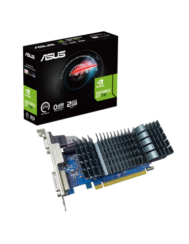 Видеокарта ASUS GT710-SL-2GD5-BRK-EVO, 2ГБ GDDR5 64бит